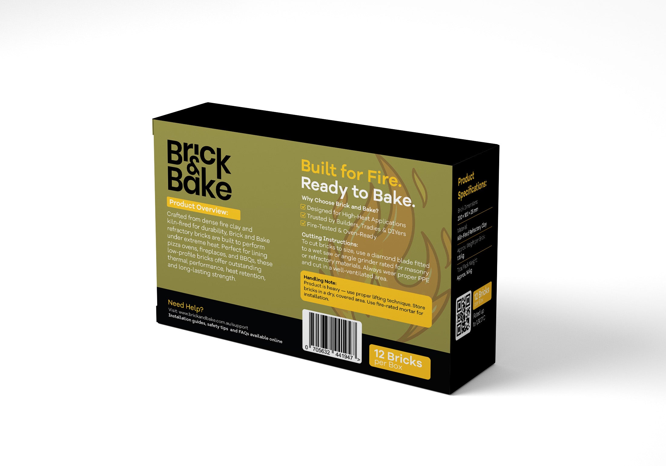 Firebrick Pack of 10