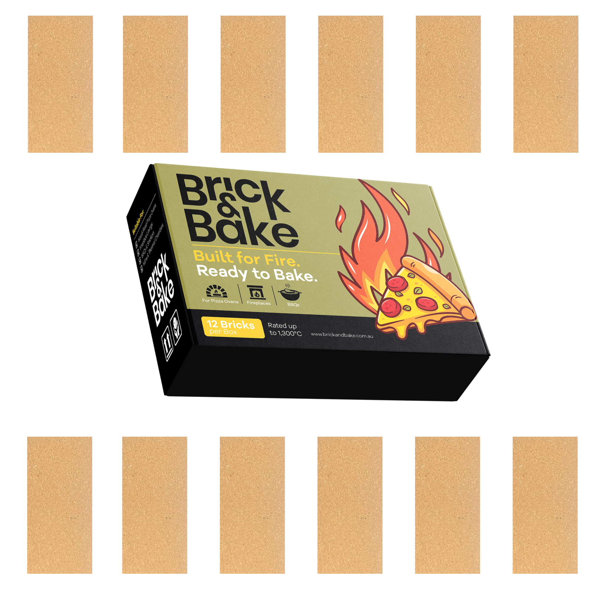 Firebrick Pack of 12