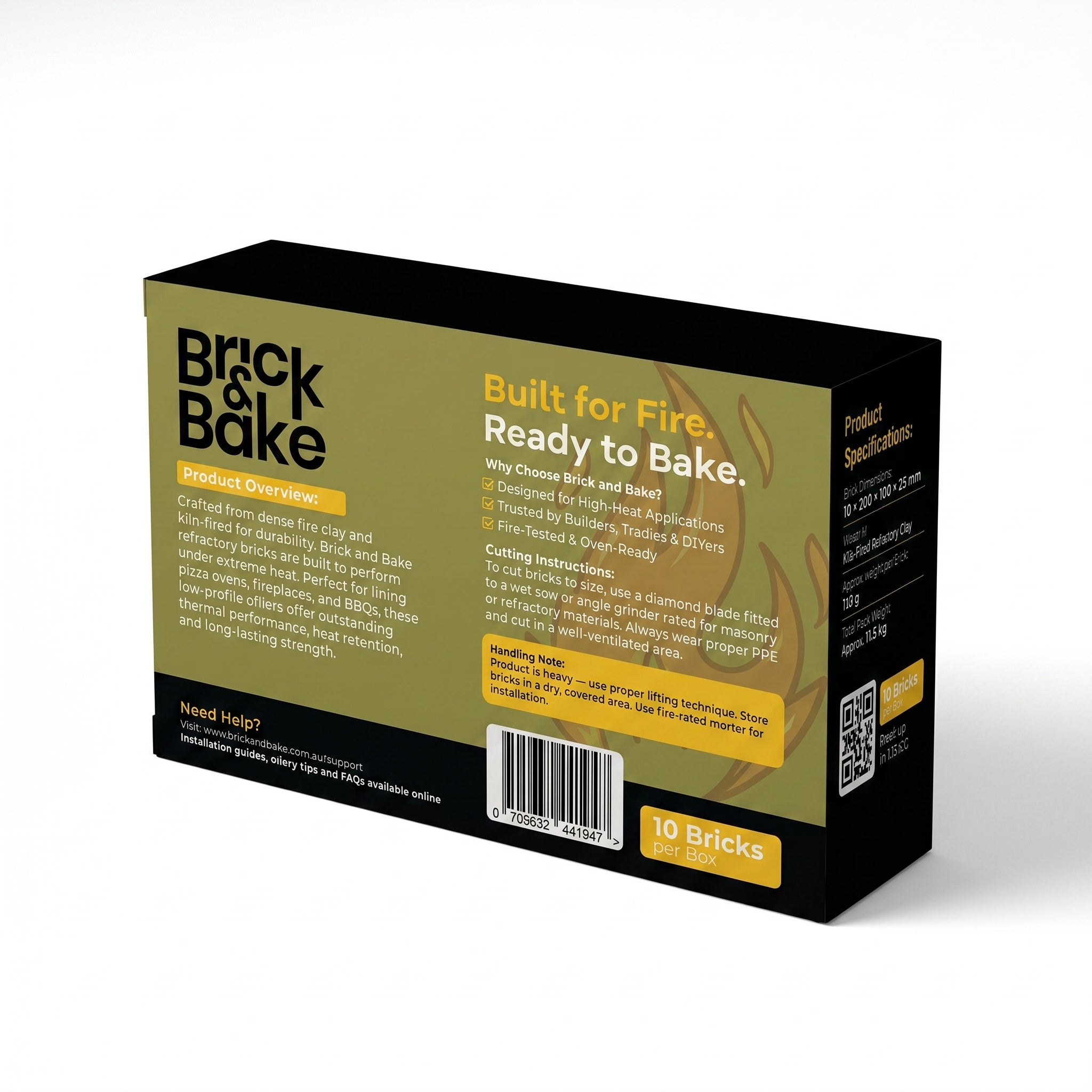 Firebrick Pack of 10