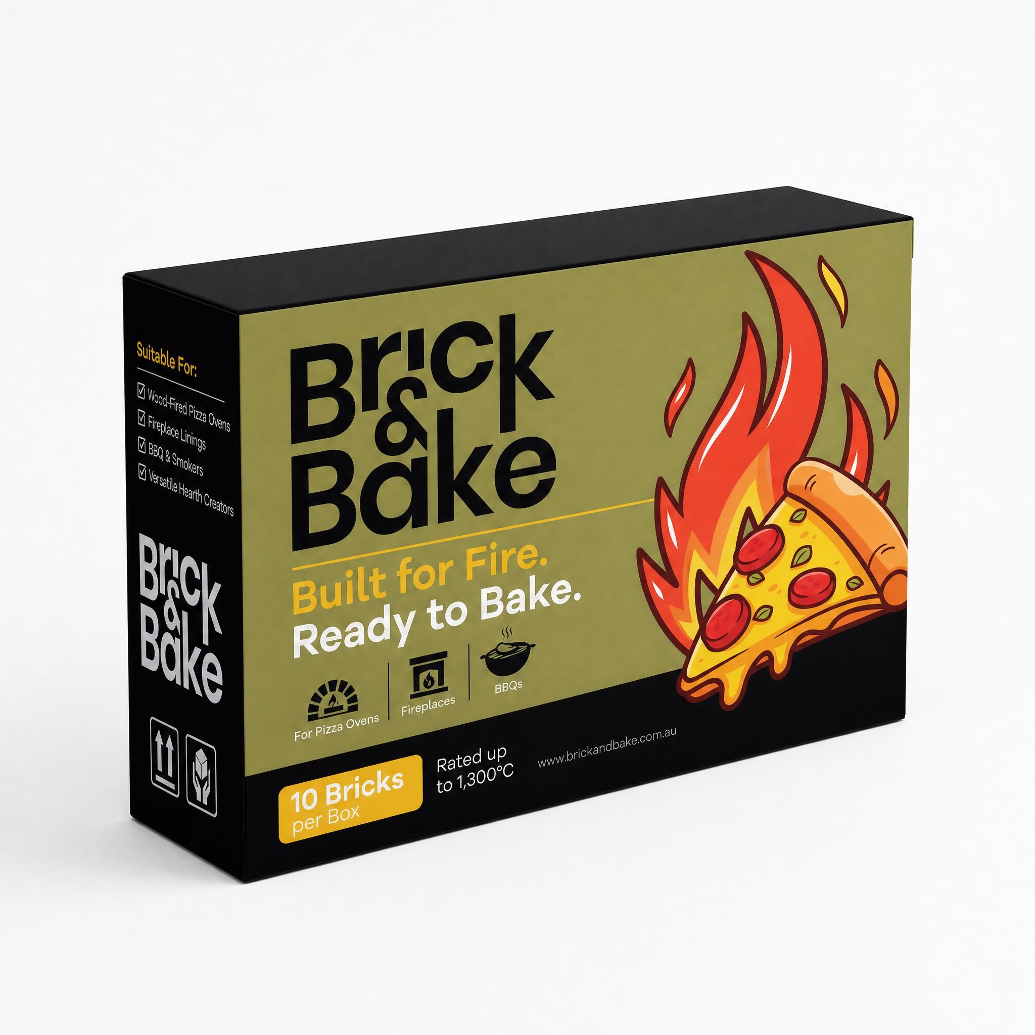 Firebrick Pack of 10